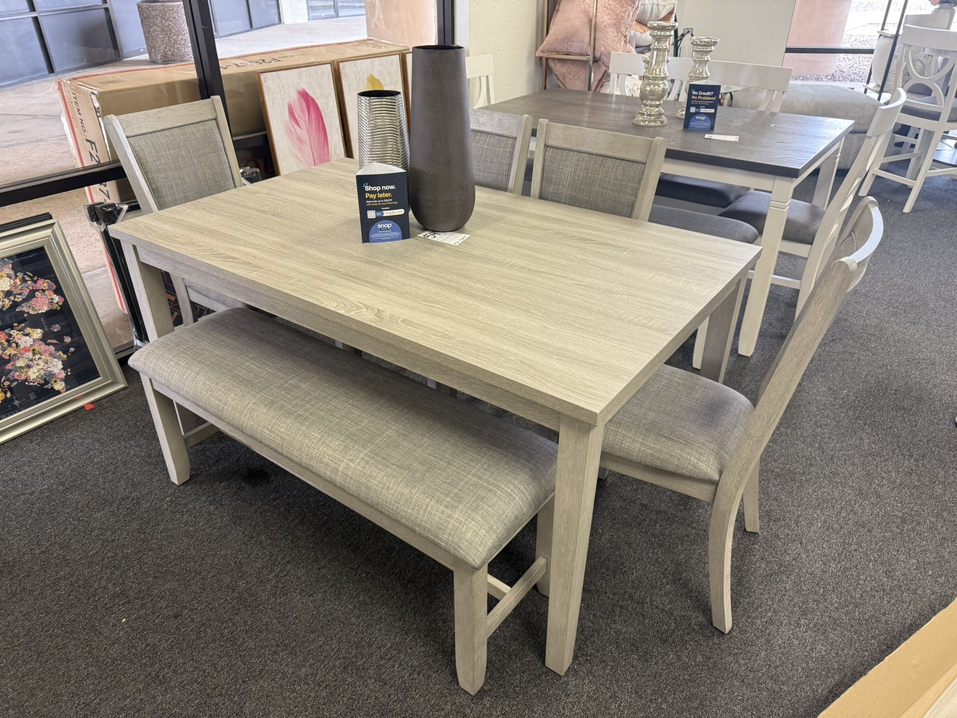 Dining Table With 4 Chairs And Bench 
