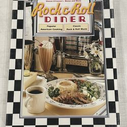 Sharon O'Connor's Rock & Roll Diner cookbook with music.