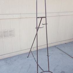 Easel, iron, 7 ft