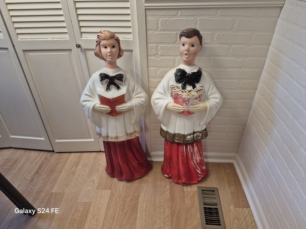 2 40" Beco Caroler Blow Molds
