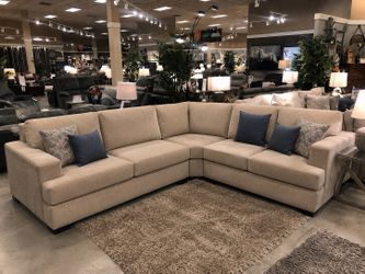 Modern Beige Sectional Sofa