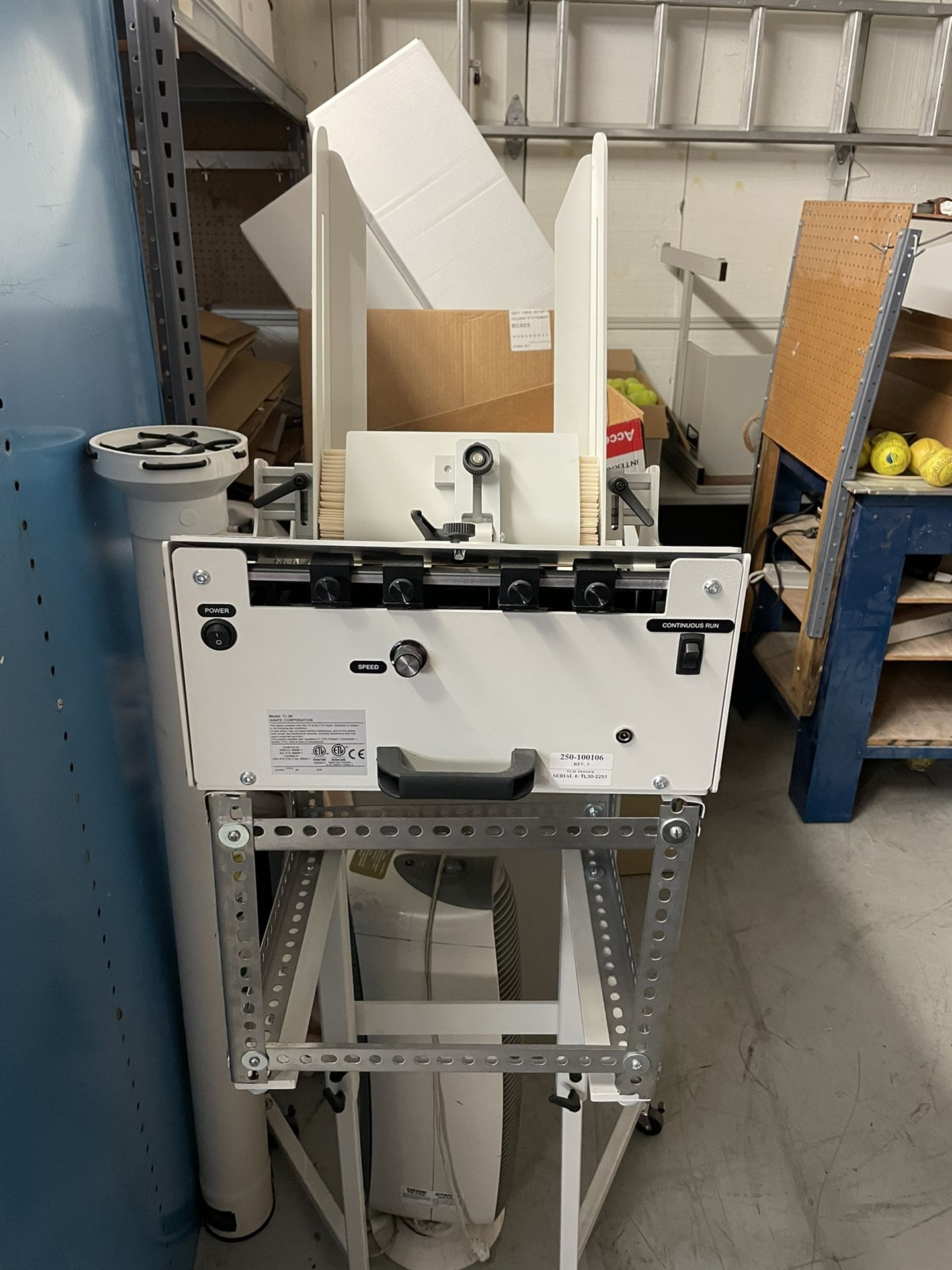 Xante Top Envelope Feeder Connects To Printer