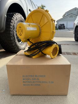 (2) Electric Blower For Kids Bounce House