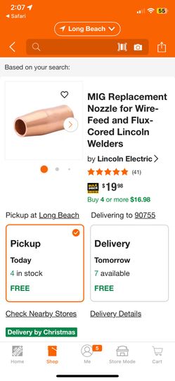 Lincoln MiG And Flux Nozzle With Tips
