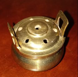 Vintage Brass Incense Burner Hanging Mini Kettle Pot