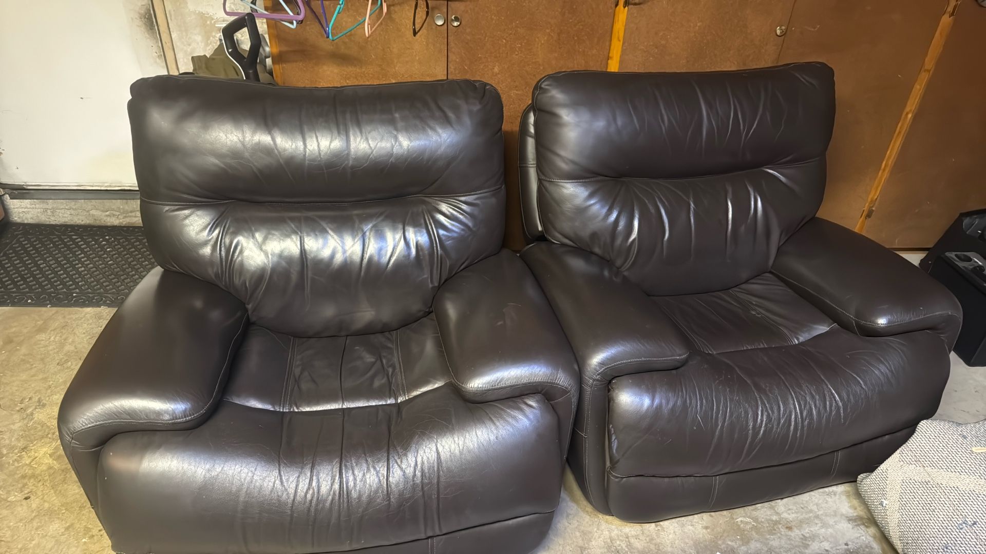 Leather Couches 3 Piece Free 