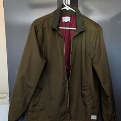 Olive Bomber Jacket (M)