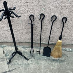 Vintage Fireplace Accessories 