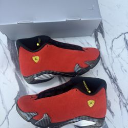 JORDAN 14 FERRARI SIZE 7Y 7.5 8 9 9.5 11 15
