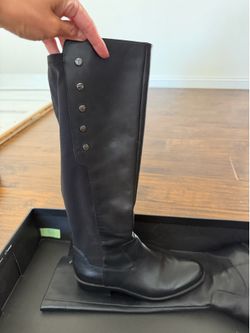 Tahari, black boots, size 8.5