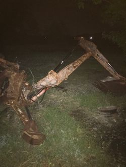 Backhoe attachment for tractor