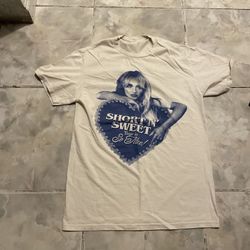 2024 Sabrina Carpenter Short & Sweet Tour SZ XS-Small T-Shirt Concert Pop