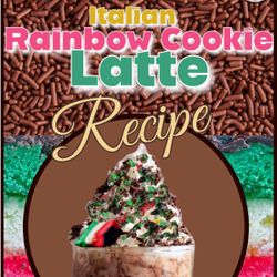Italian Rainbow Cookie Latte Recipe