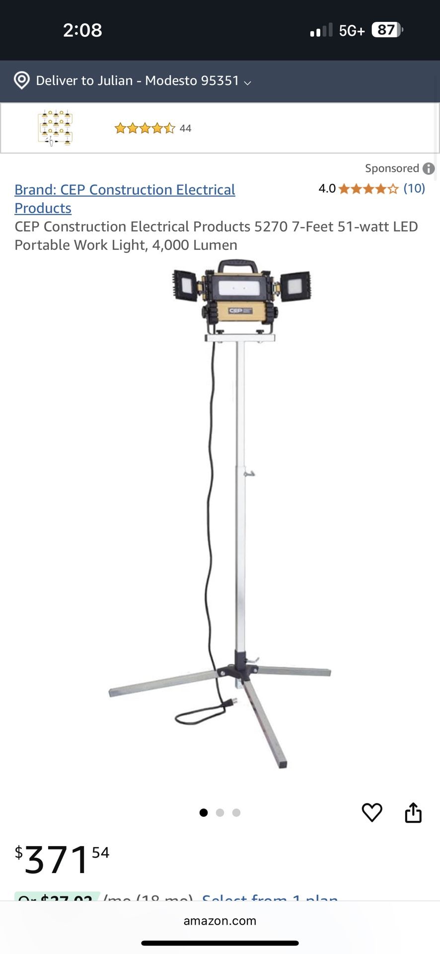 Led Tripod Wing light 