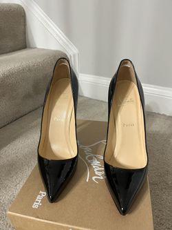 Black Patent Christian Louboutin Shoes 