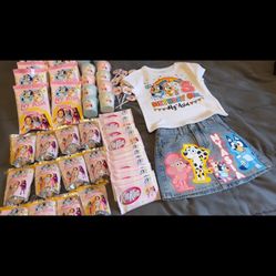 Custom Bluey Outfit and Party Favors