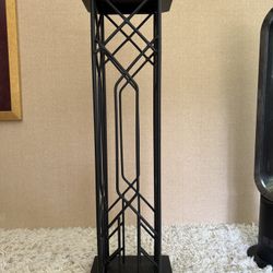 Black Metal Plant Stand – 39.5" Tall – $25 OBO