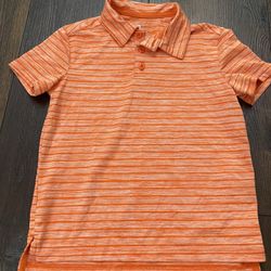 Boys Orange Polo Shirt Size 4/5 By All In Motion #6