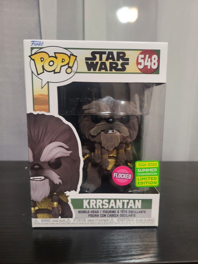 Funko Pop! Star Wars  Krrsantan Flocked #(contact info removed) Summer Convention 