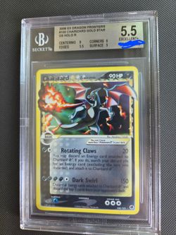 Charizard Gold Star Pokemon BGS 5.5