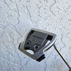 EXCELLENT CONDITION TAYLORMADE SPIDER X HYDRO BLAST 34" SINGLE BEND MALLET STYLE PUTTER GOLF CLUB