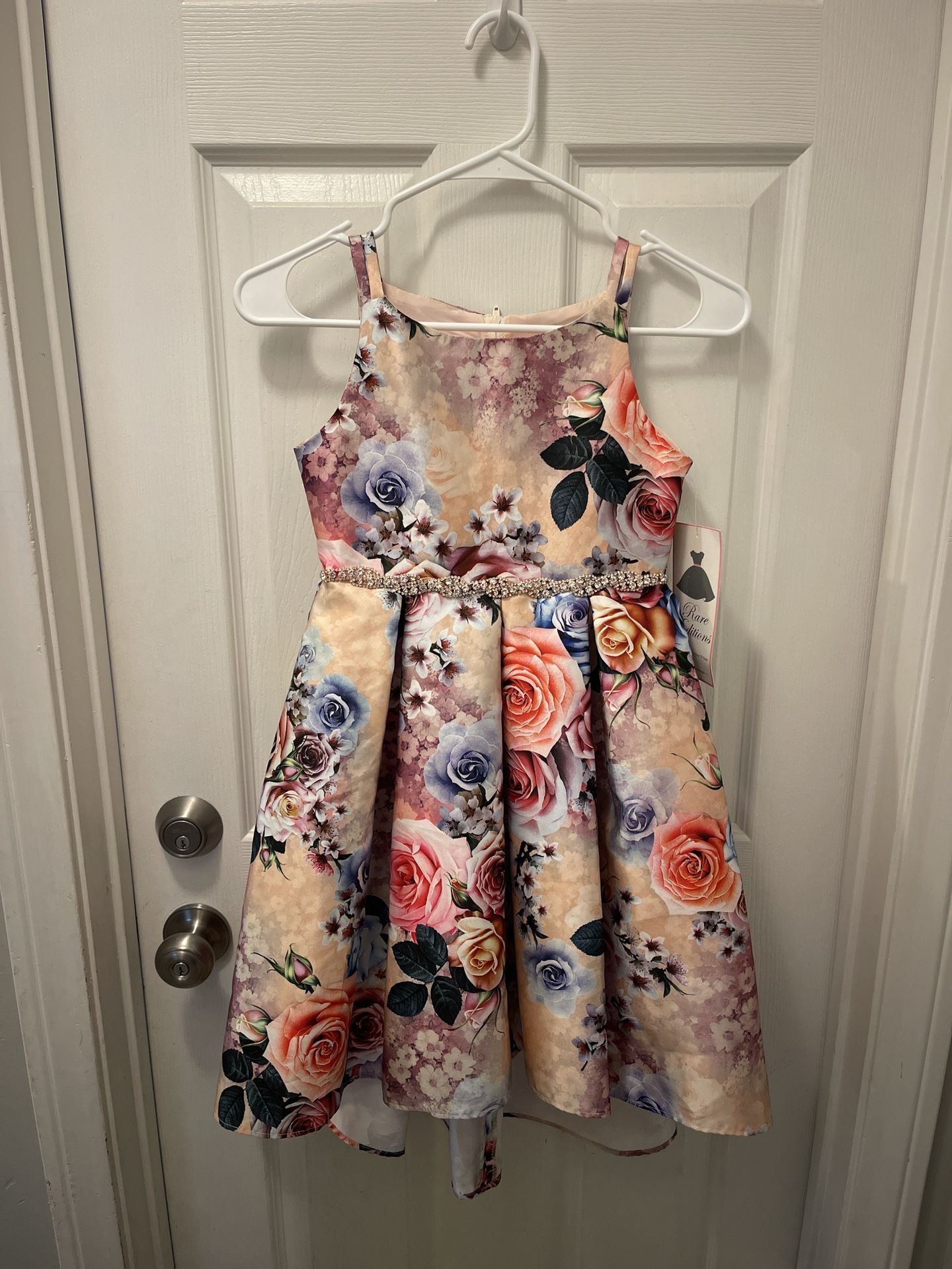 Girls Size 8 Rare Editions Formal High Low Skirt Dress Weddings Party Easter