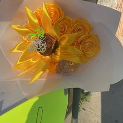 Sunflower With Lights Bouquet 