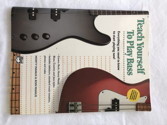 Bass guitar lesson book