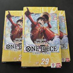 One Piece Starter Deck Egg Head Trading card Game 