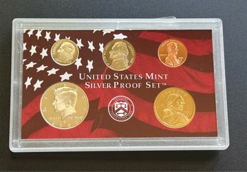 2001 Silver US Mint Set of 5 Coins