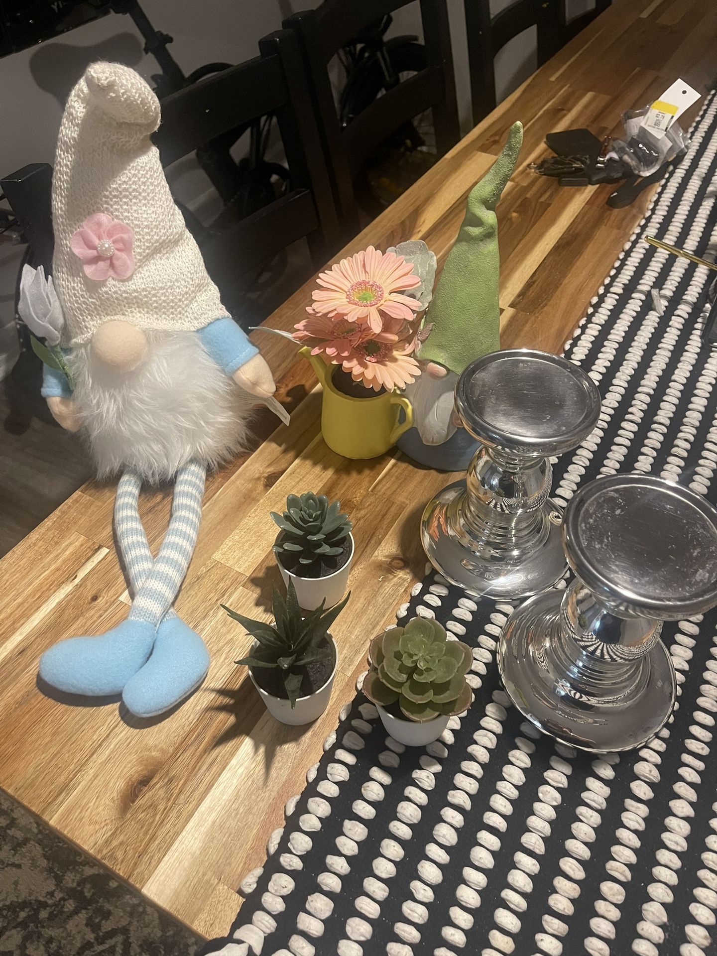 Home accessories ikea flower and candle holder
