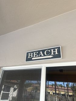Beach Sign