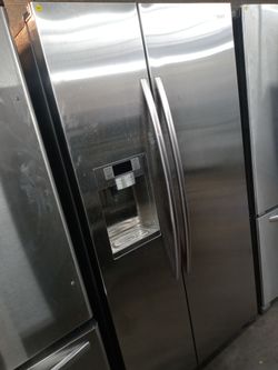 Samsung stainless steel side by side refrigerator - Free delivery