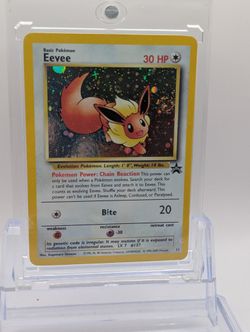 Pokemon Eevee Wizard Black Star Promo In Mint Condition.