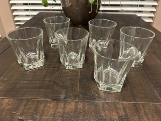 Set Of 6 Glass tumblers