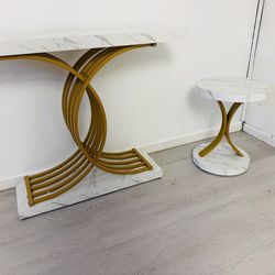 Mesa para recibidor y mesa de centro
