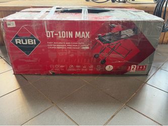RUBI DT-10IN MAX MITER SAW‼️.