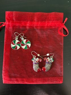 Christmas earring set