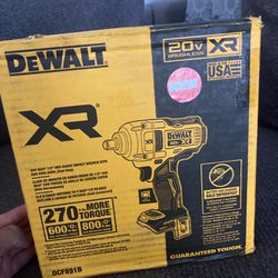 BRAND NEW DeWalt 20V MAX 1/2 in. Cordless Brushless Mid-Range Impact Wrench Tool Only