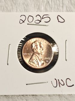 #604 Penny 2025 D Coin 