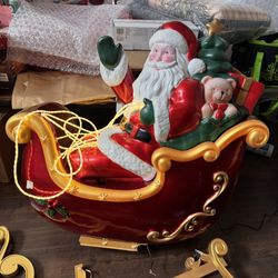 santa and sleigh