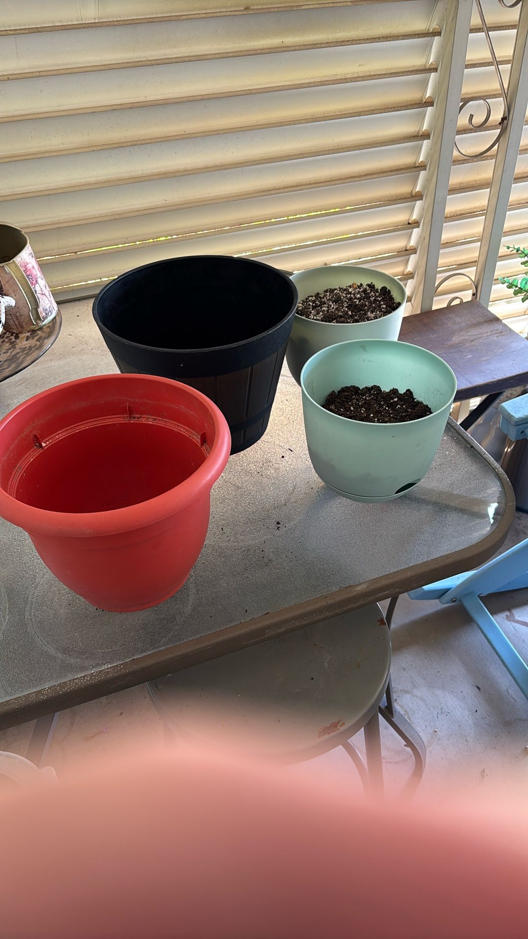 Plastic Pottery Planters