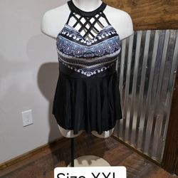 New Women's 2piece Plus Size Tankini Set 