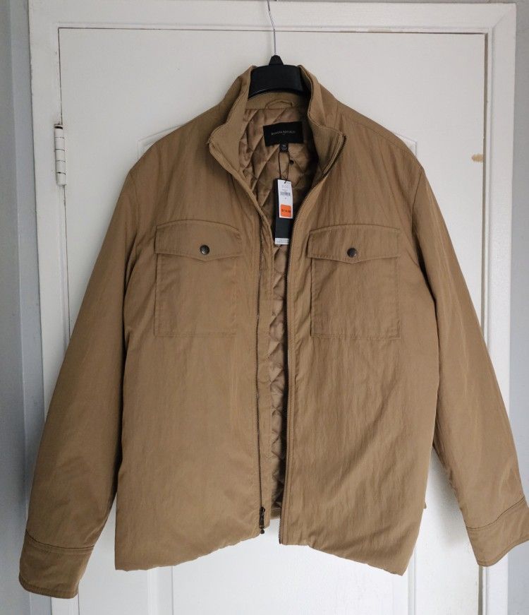Men's Banana Republic Jacket XL Brown New