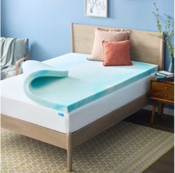 Gel Memory Foam Mattress Topper (king size)