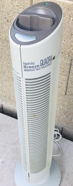 Sharper image air purifier 2024 ionic breeze quadra