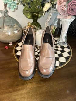 Paul Green Nina Loafer Pump in Antelope gray high heel penny Size 5.5