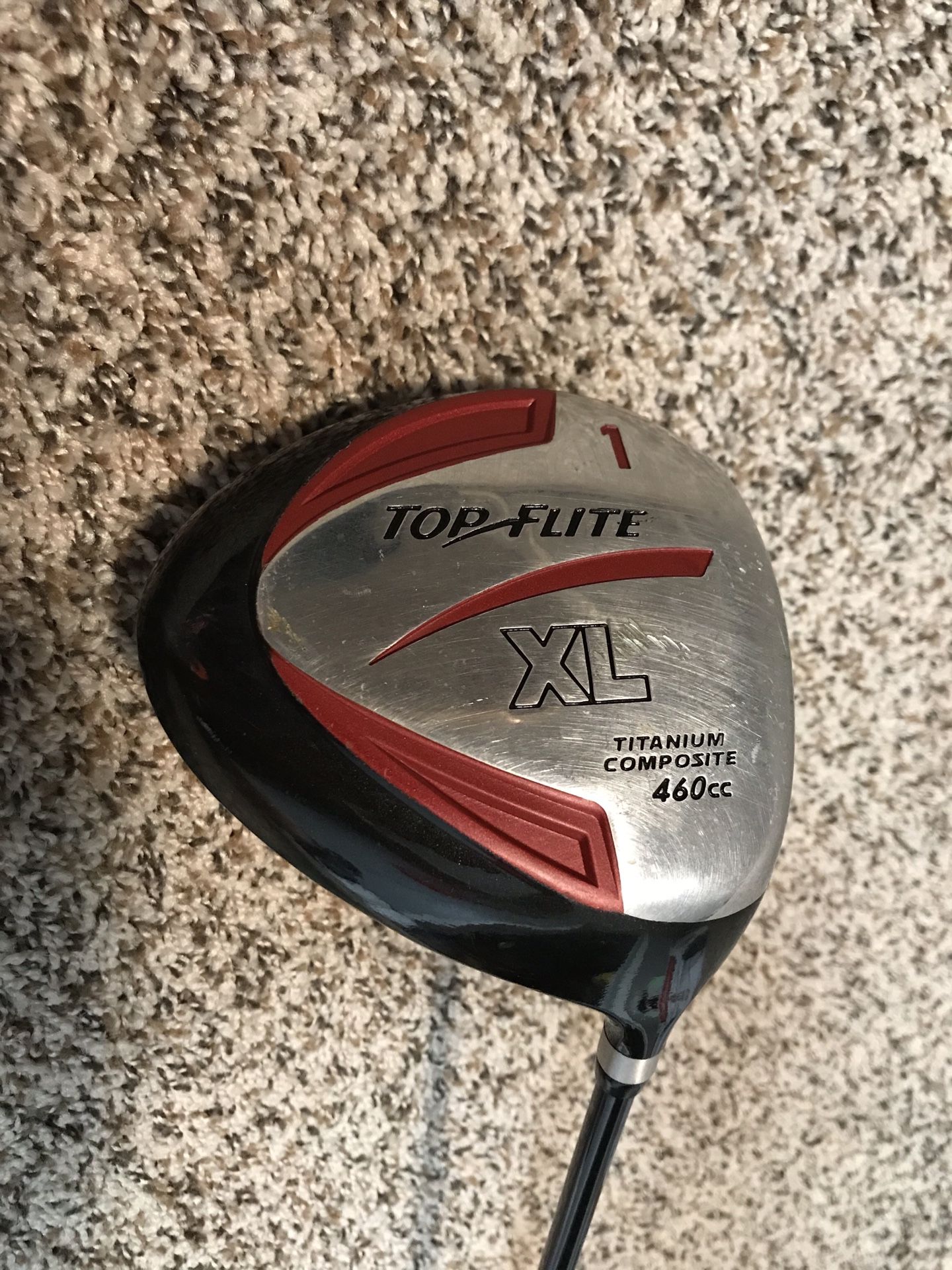 Top Flite XL 1 Driver 460cc Titanium Composite Synchro-Flex Medium Firm RH