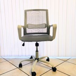Mid Back Gray Executive Mesh Ergonomic Rolling Task Chair 

