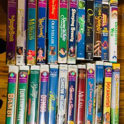 Disney Movies VHS 